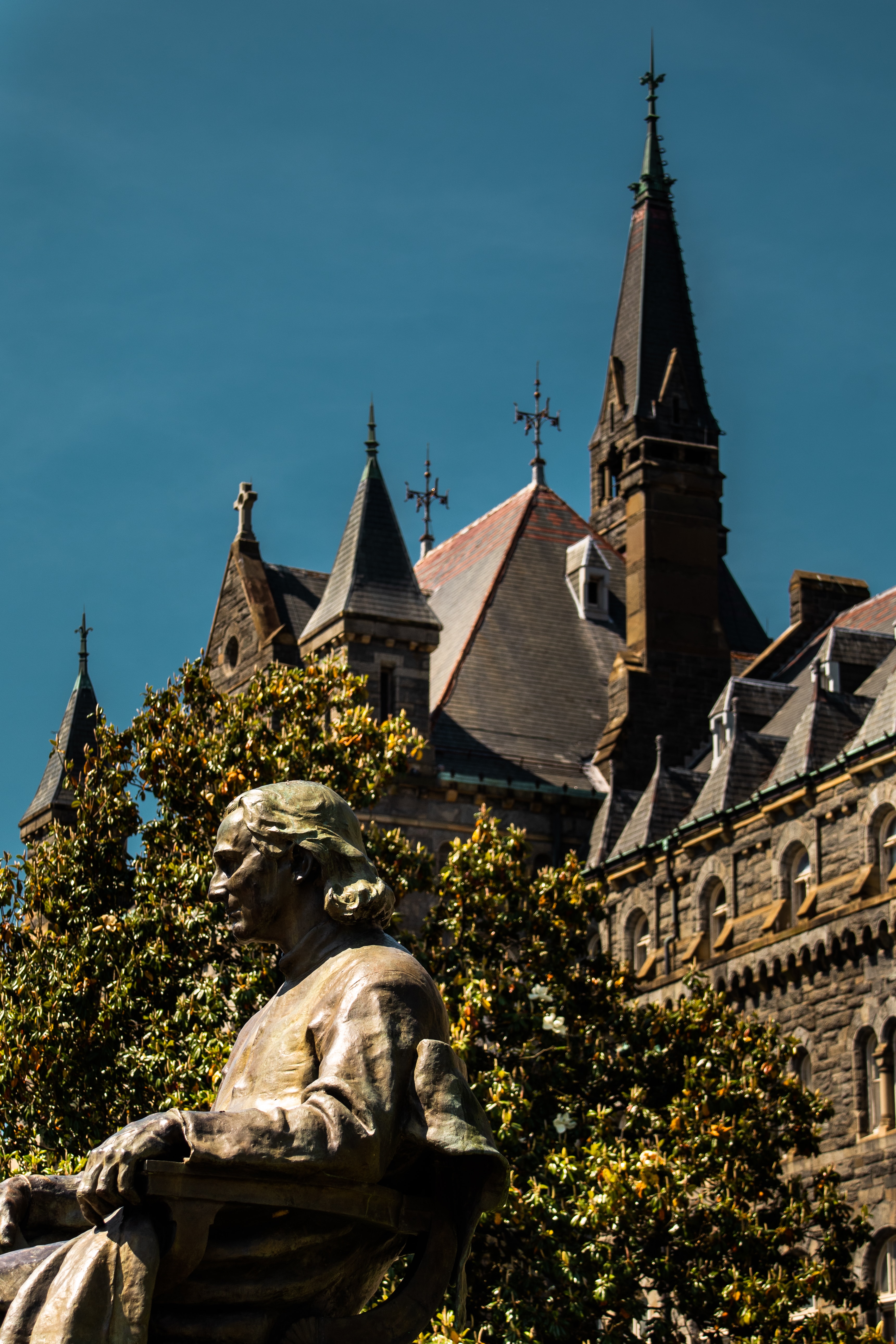 Georgetown University Healy Statue